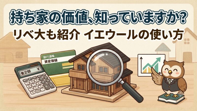 両学長がイエウールをおすすめ？リベ大が不動産一括査定を勧める理由と使い方